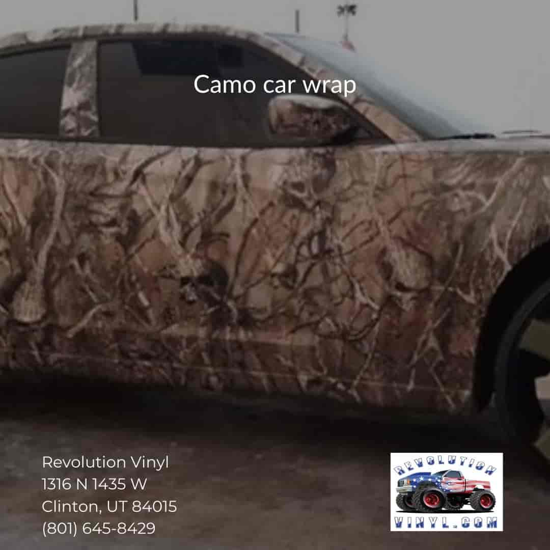 Lemon Grass Camo Vinyl Wrap